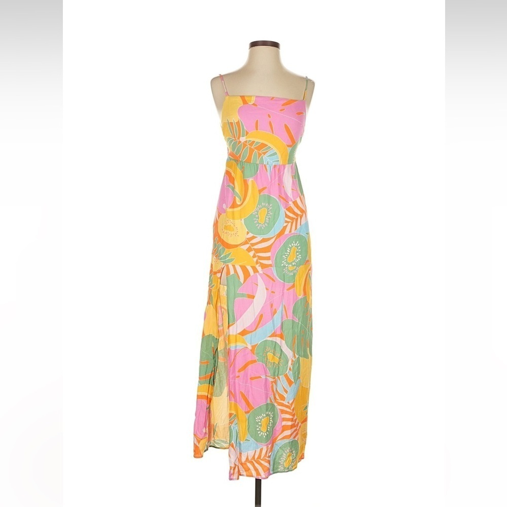 SHOW ME YOUR MUMU Julia Maxi Dress In Tropical Fruit - Picture 6 of 8
